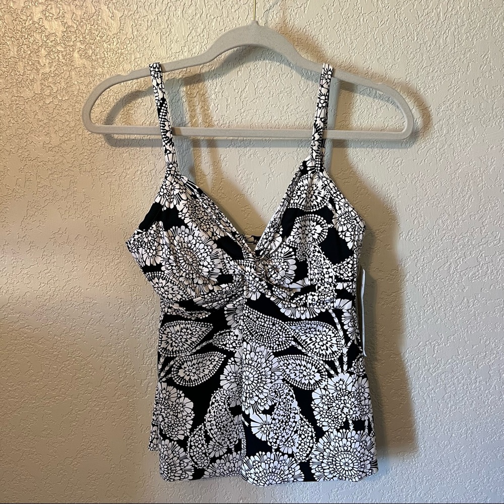 Penbrooke Patterned Tankini Swimsuit Set